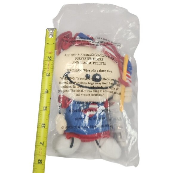 2002 Avon I Wanna Be Patriotic String Doll 8" Plush Toy - Picture 2 of 10